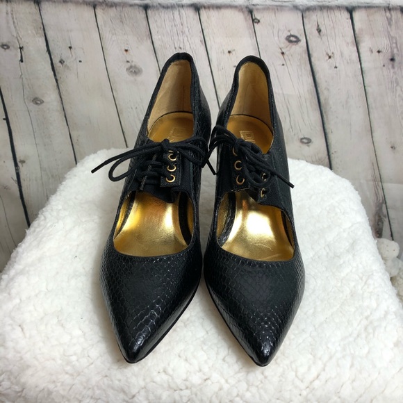 DKNY Feminine Black Heels Size 8 - Picture 6 of 7